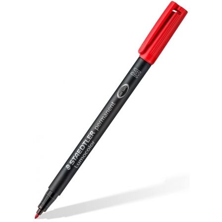 Staedtler Lumocolor 317 WP Estuche de 4 Colores Surtidos punta media permanente